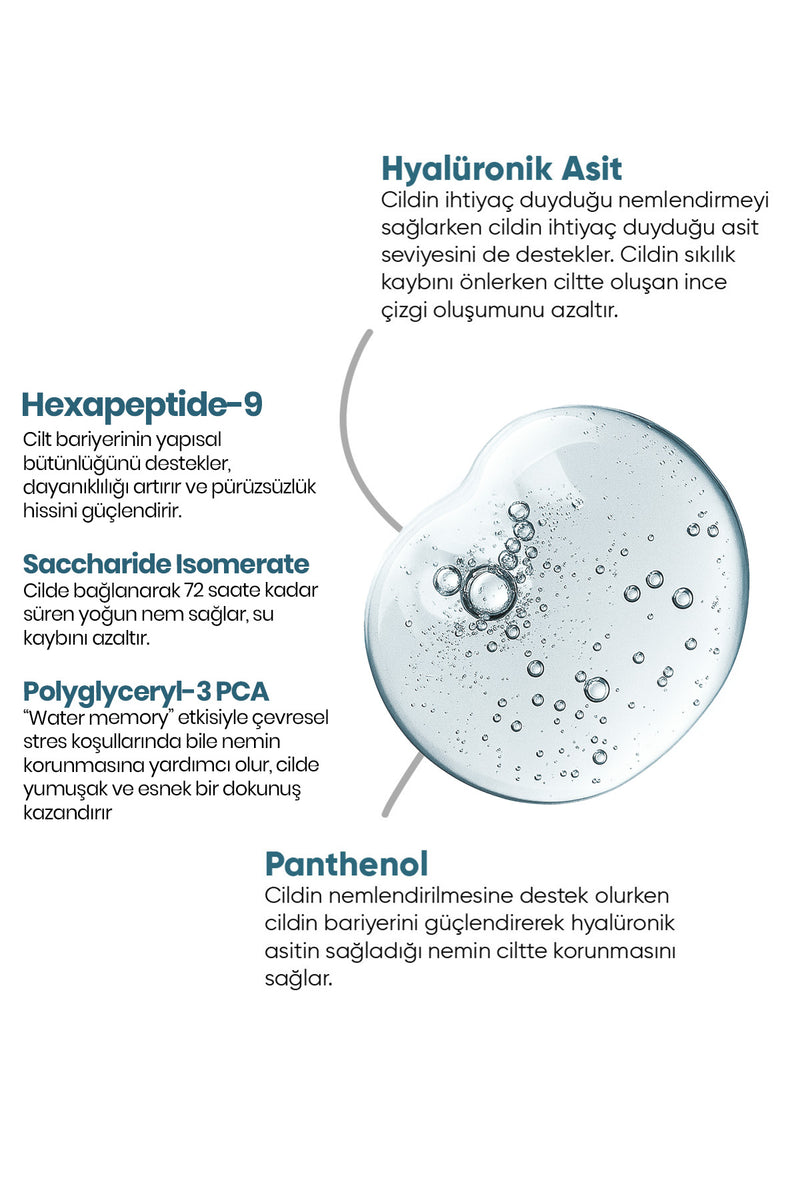 Yoğun Nemlendirici Hyaluronik Asit Serum