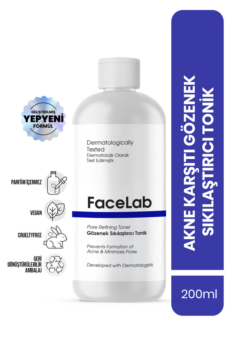 Gözenek Sıkılaştırıcı Akne ve Sivilce Karşıtı Siyah Nokta Önleyici Cilt Bakım Seti (Serum + Tonik)