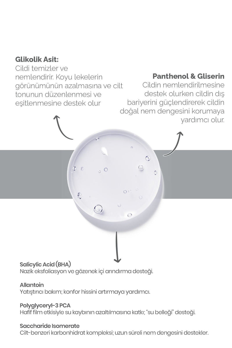 Glikolik Asit İçerikli Leke Karşıtı Cilt Beyazlatıcı Tonik